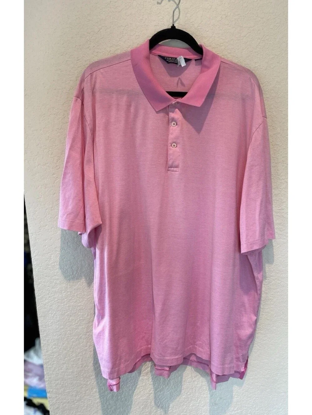 Polo Golf Ralp Lauren 100% Pima Cotton Polo Pink Size XXL